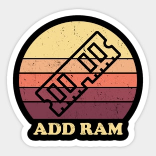 Slow PC? Add RAM Sticker